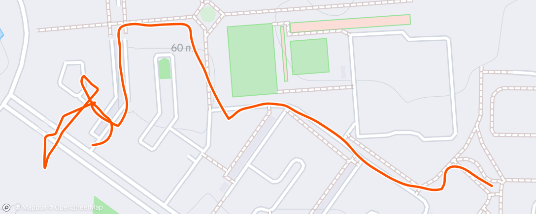 Map of the activity, Afternoon Walk
