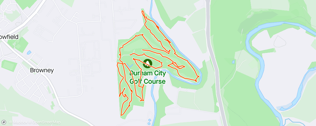 Карта физической активности (Afternoon Golf)