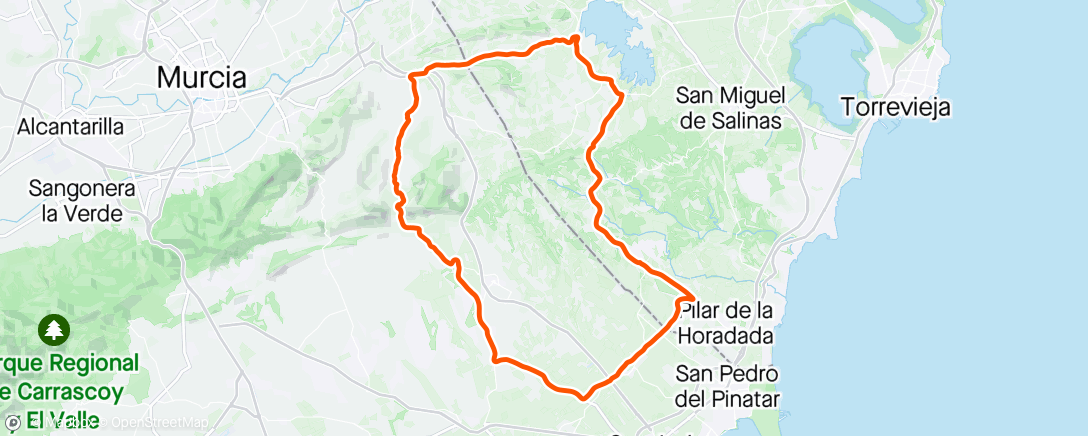 Map of the activity, Cabezo 39 x 25 🤔🤯🤯😵‍💫