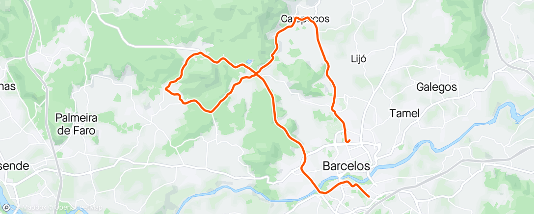 活动地图，Vila cova🏃Feitos📈 Carapeços