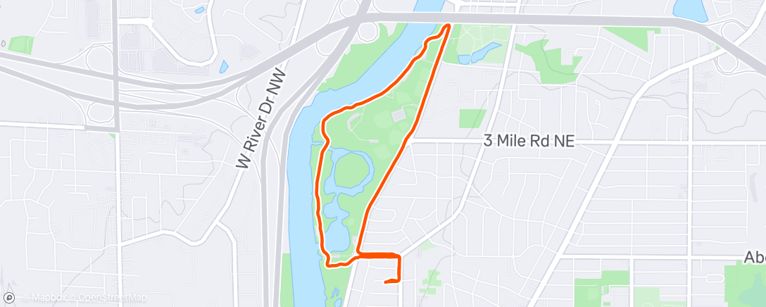 Map of the activity, Riverside