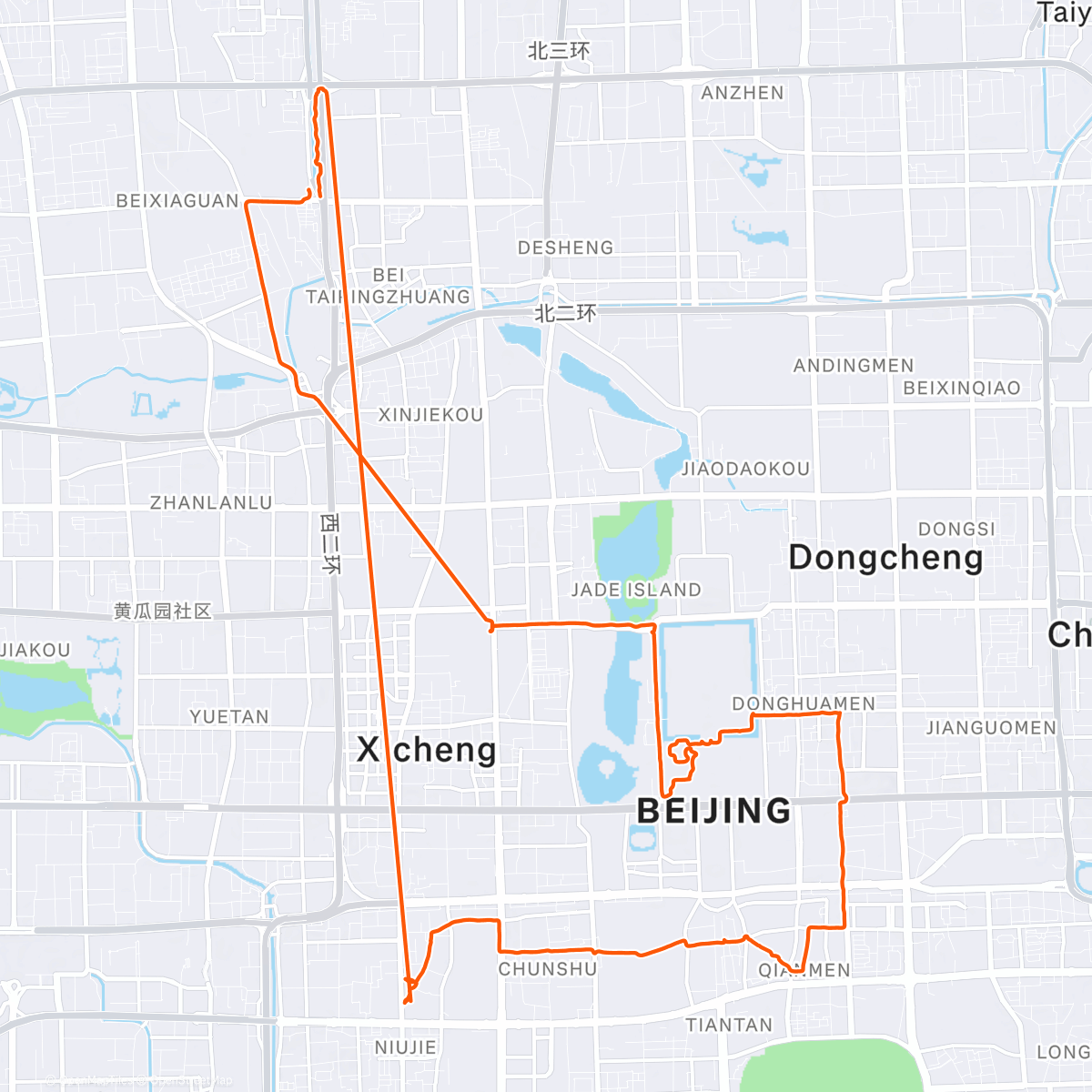 Map of the activity, 看雪