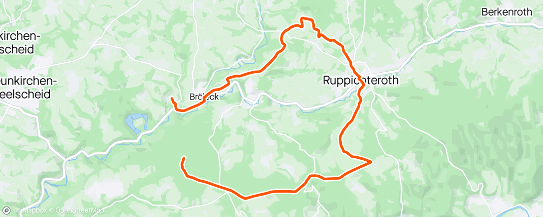 Mapa de la actividad, Ruppichteroth Fahrt