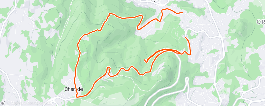 Map of the activity, Promenade automnale 🍁