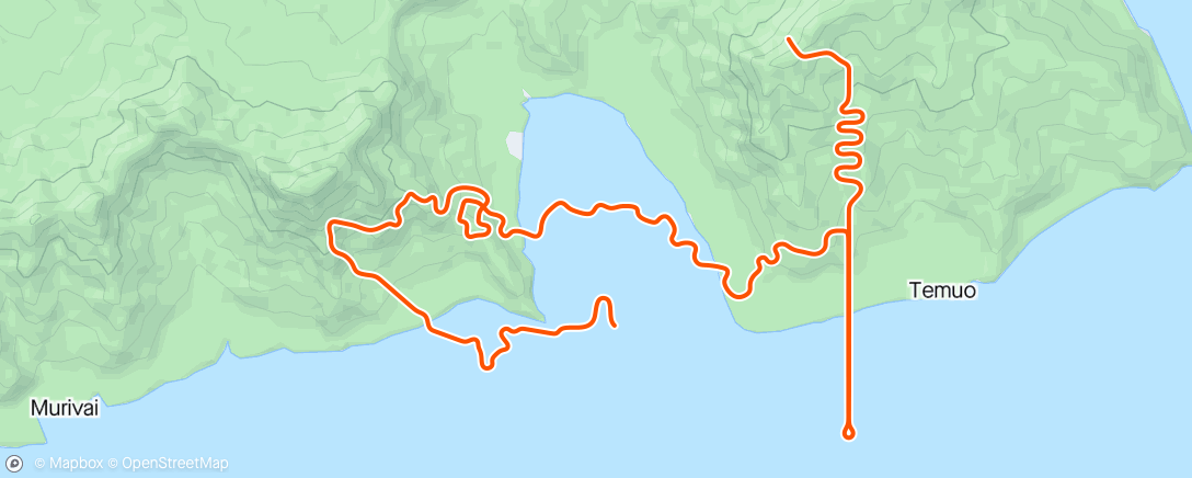 Map of the activity, Swift - heat training