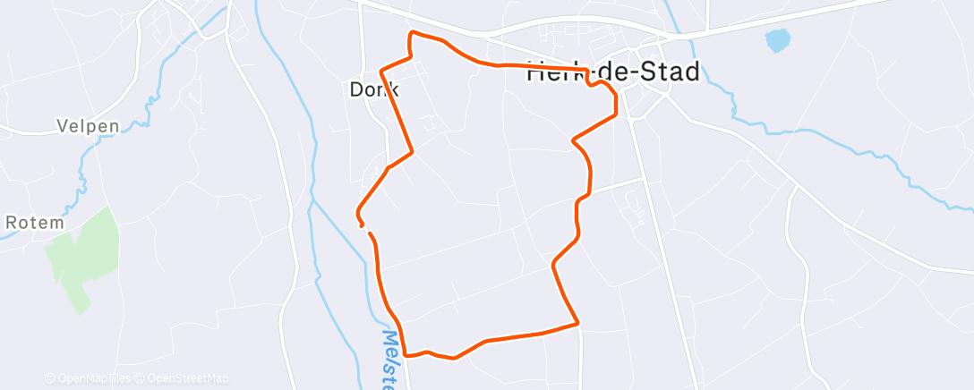 Map of the activity, Rondje met revaliderende broer 🚴🚴‍♀️