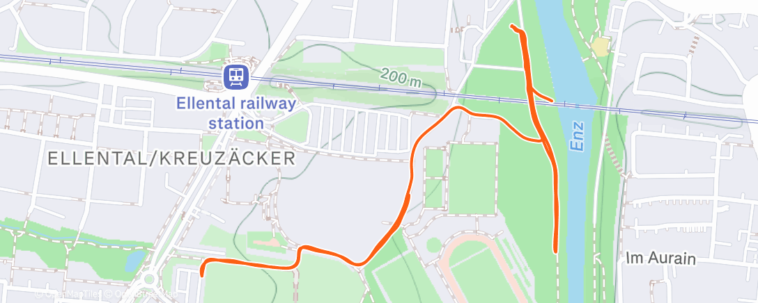 Map of the activity, WU