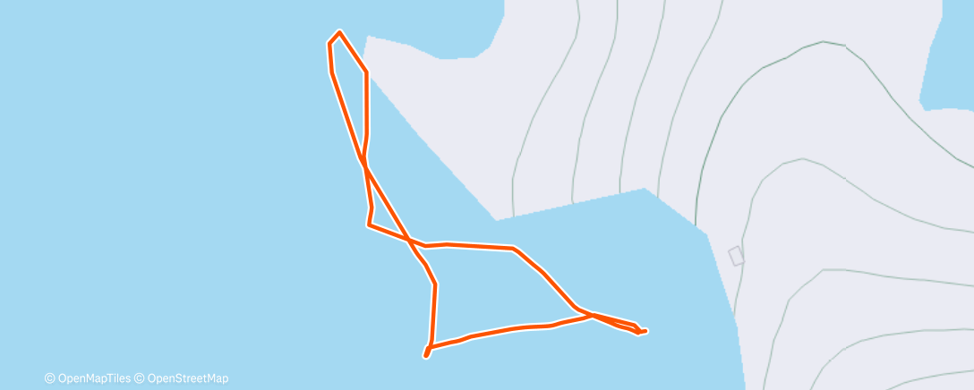 Карта физической активности (Natation le matin)