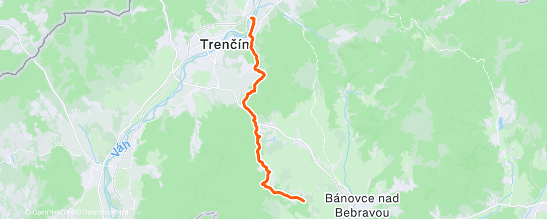 Map of the activity, Morning Ride