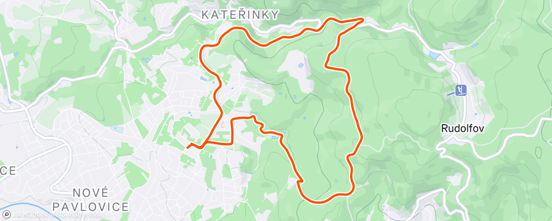 Mappa dell'attività Klus hlubočákem
