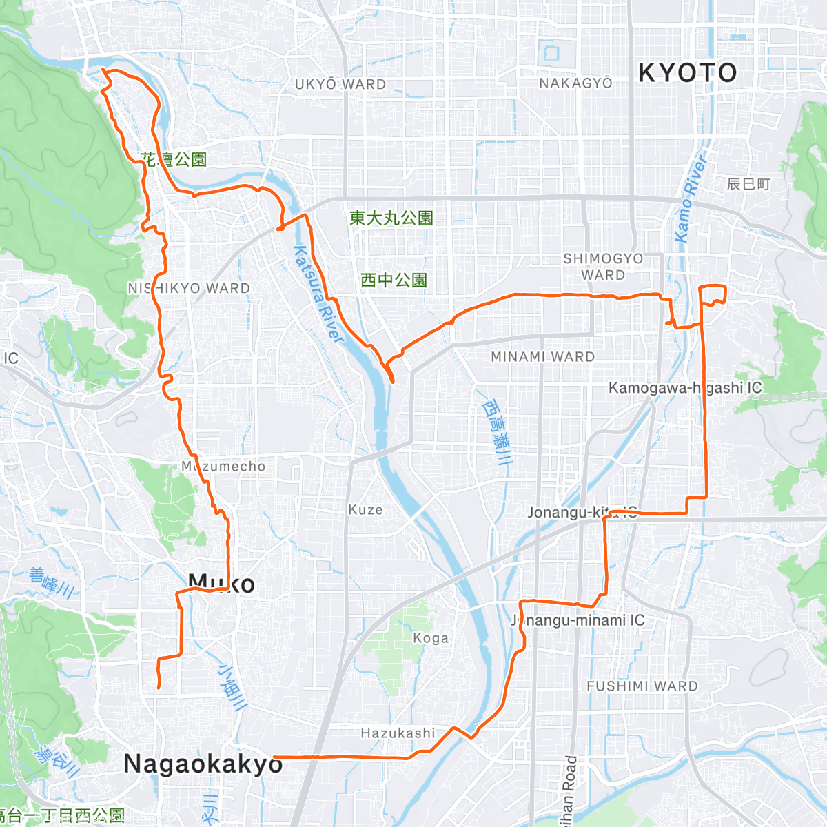 Map of the activity, 20251214-冬の秘密兵器を導入してみる