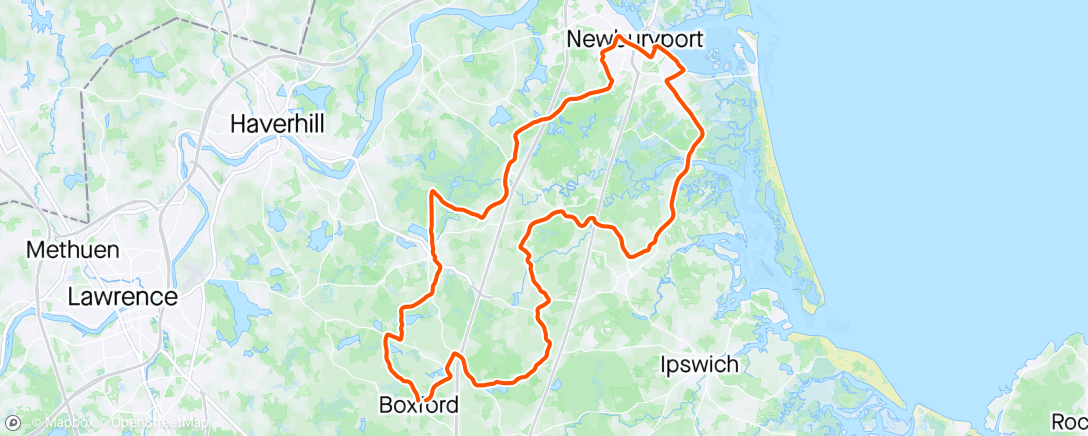 Mapa da atividade, ☀ Morning Ride