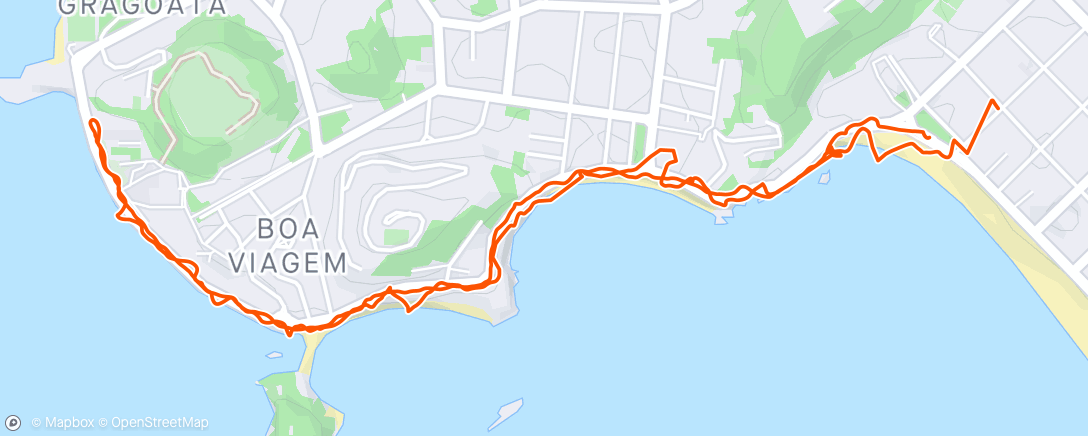 Map of the activity, Afternoon Walk