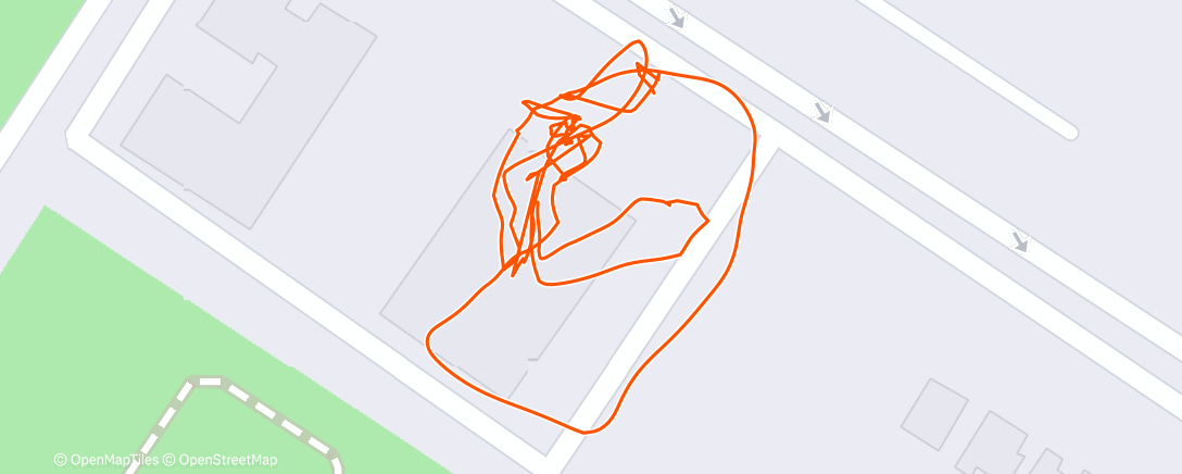 Map of the activity, Afternoon Walk