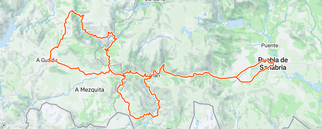 Map of the activity, Morning Ride