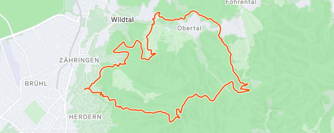 Map of the activity, Merry Christmas Run