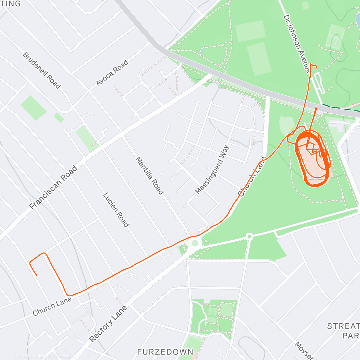 Map of the activity, Turned into ice