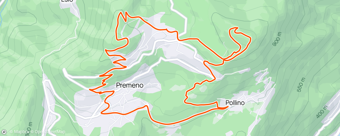 Map of the activity, Sessione in e-bike pomeridiana