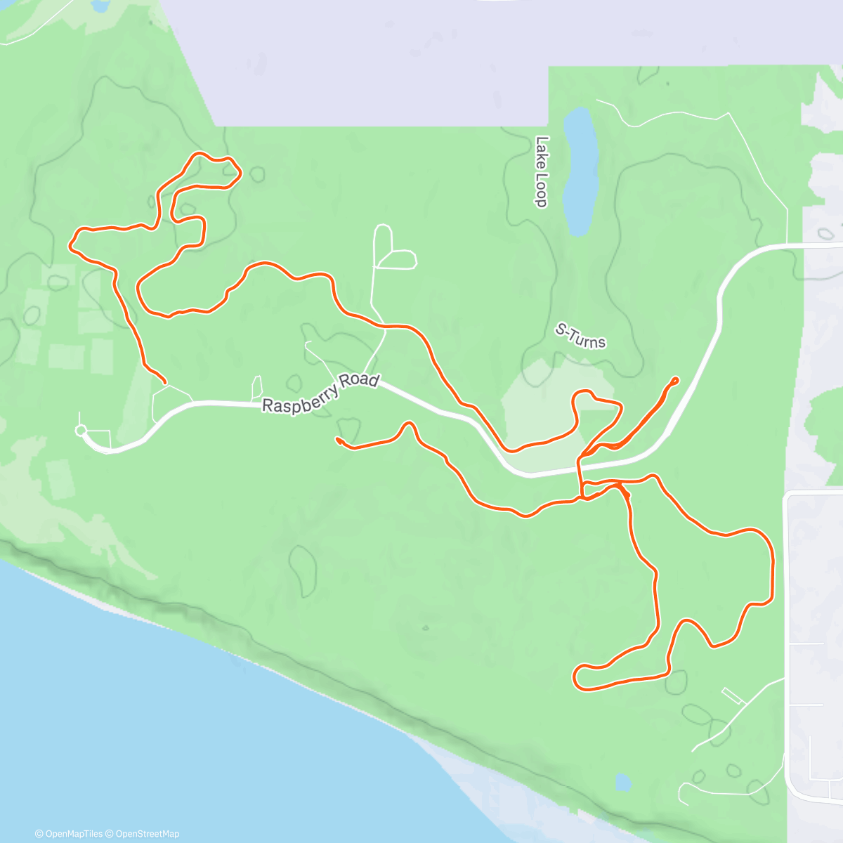 Map of the activity, Evening Activity
