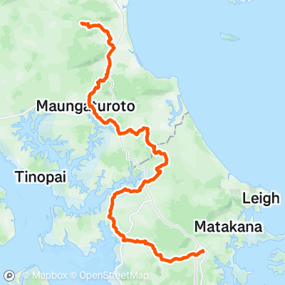 Day 2 - Waipu Caves to Home via Tauhoa | 118.6 km Gravel Riding Trail ...