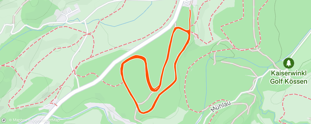 Mapa da atividade, Ski Nordisch am Morgen