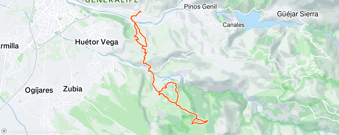 Map of the activity, Recuperando algo las piernas 😂