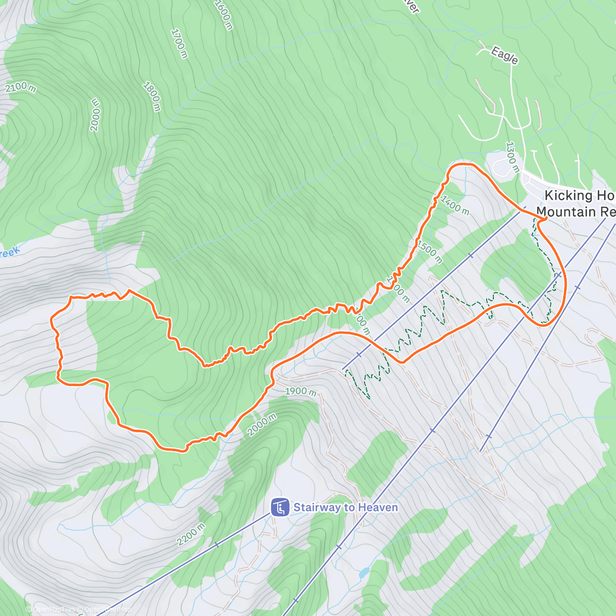 Map of the activity, made your Mark on me, a golden tattoo