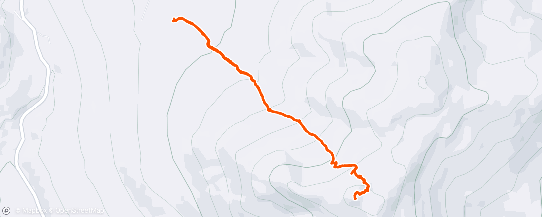 Map of the activity, Afternoon Hike