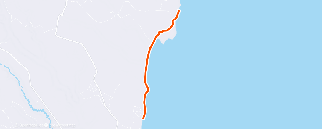 Mapa da atividade, Caraíva - Espelho na madrugada