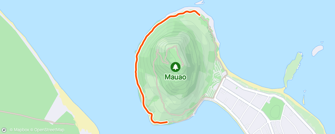 Map of the activity, Around the Mount