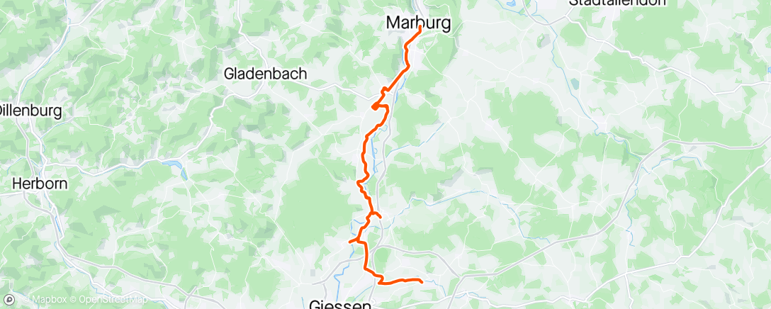 Carte de l'activité Gravel-Fahrt am Morgen