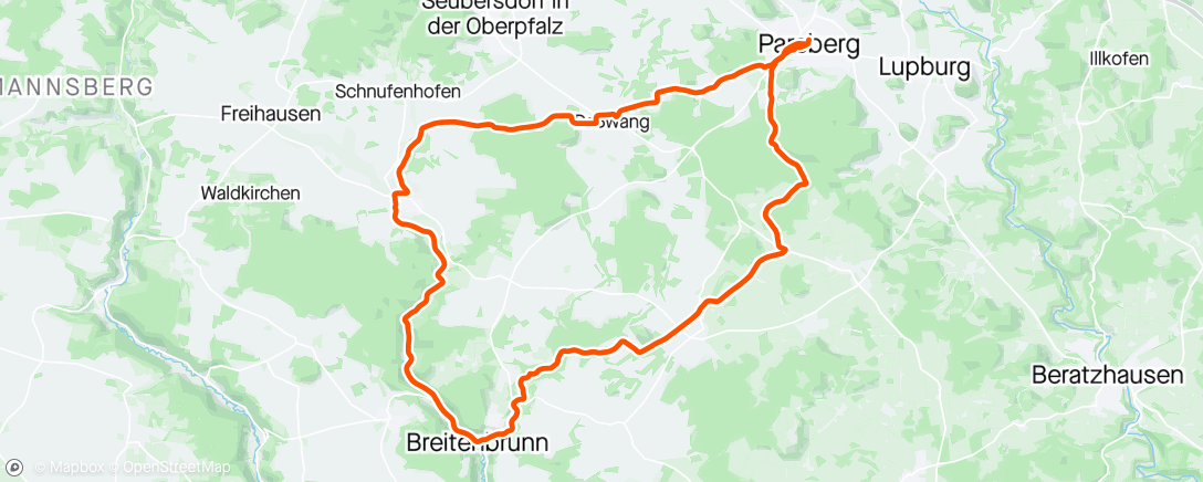 アクティビティ「Gravel-Fahrt am Nachmittag」の地図