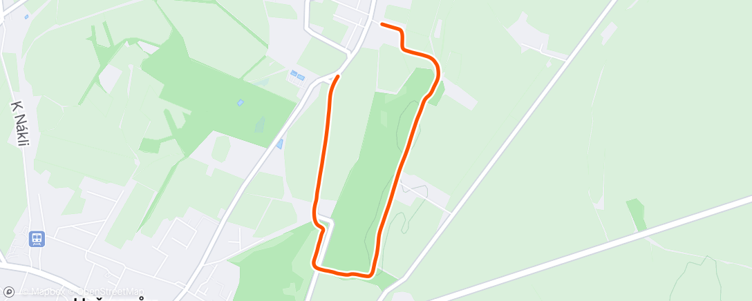 Map of the activity, Afternoon Walk