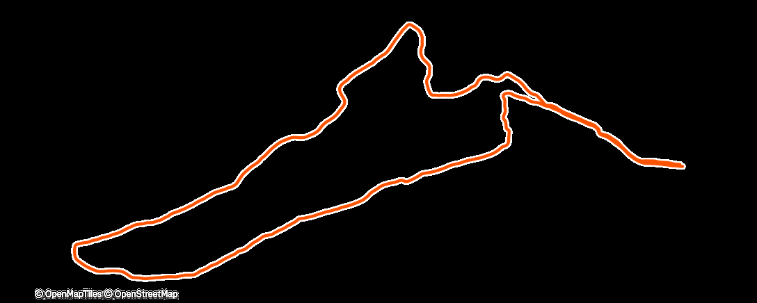 Map of the activity, Traillauf zur Mittagszeit