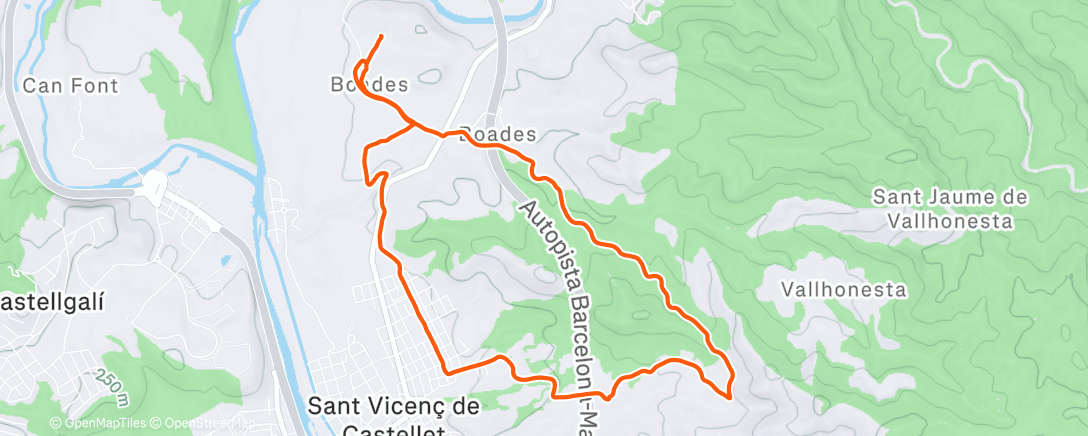 Map of the activity, Sortideta curta🥶