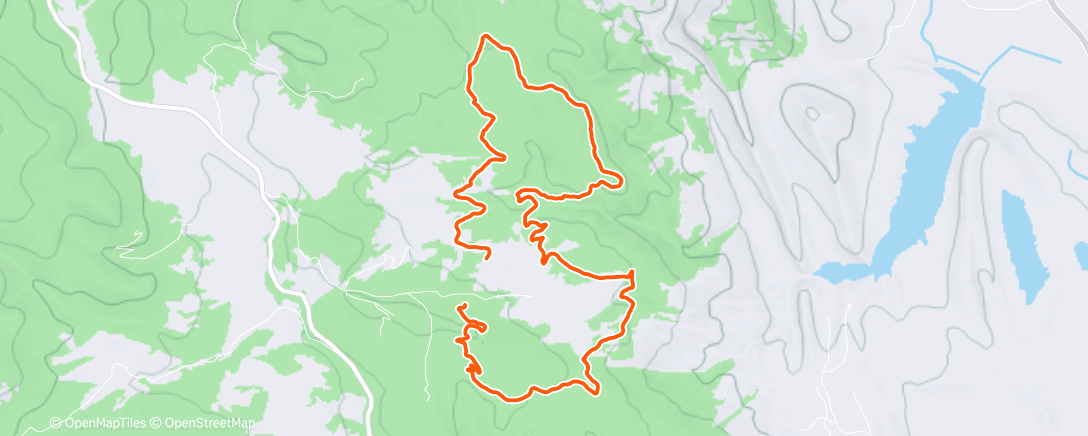 Map of the activity, White Ranch with Mike