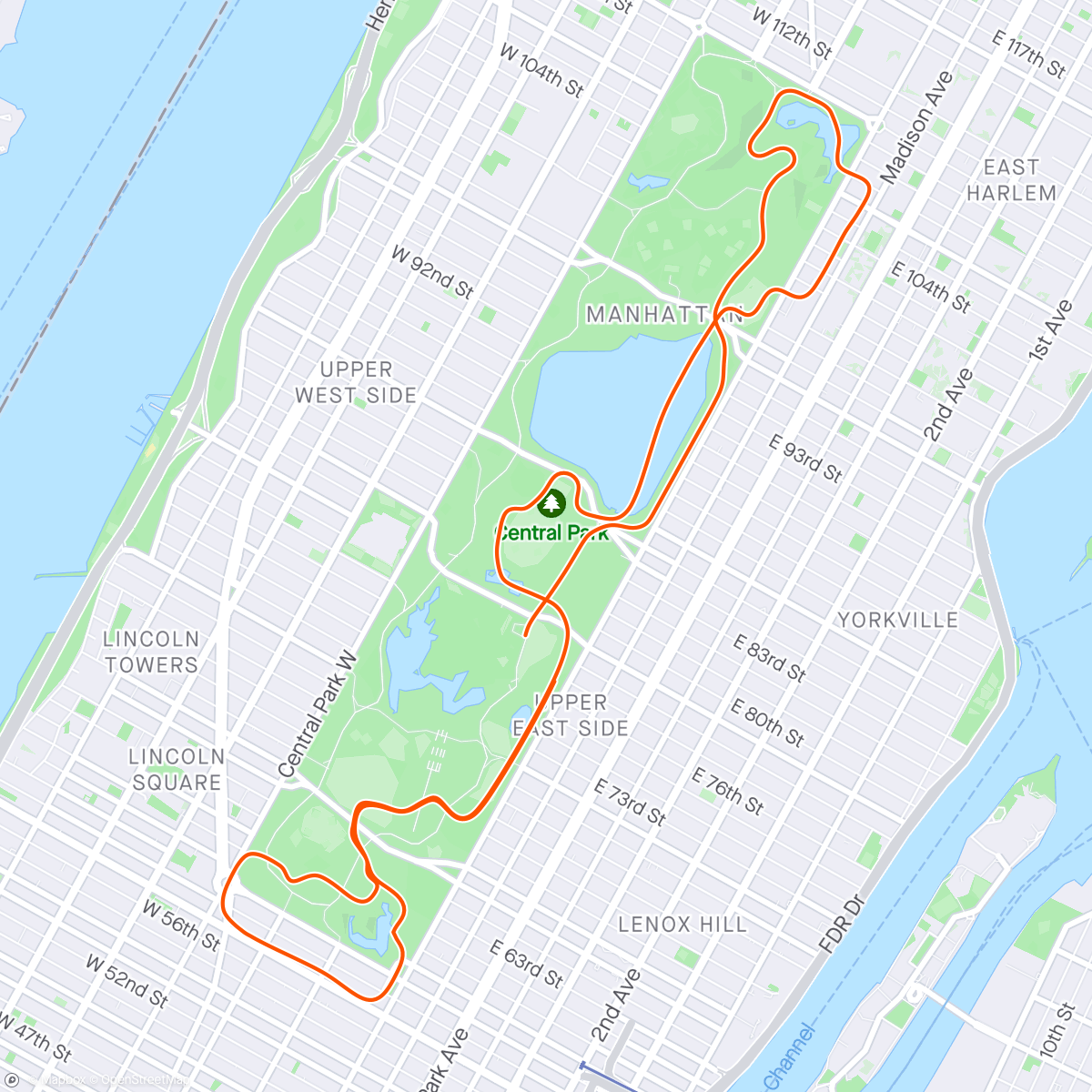 Map of the activity, Zwift - Touch of Egypt in New York
