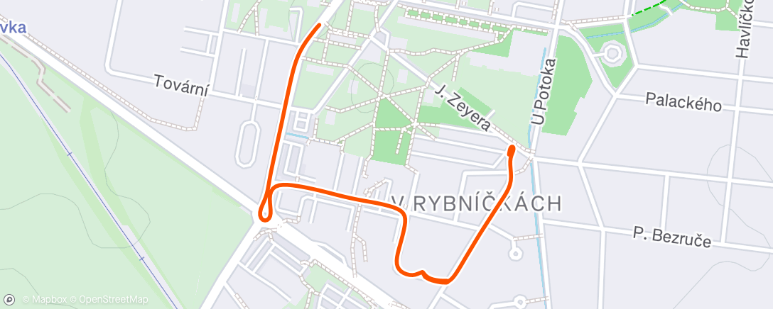 Map of the activity, Afternoon Ride