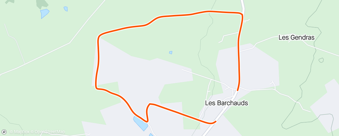 アクティビティ「Un peu d'allure marathon」の地図