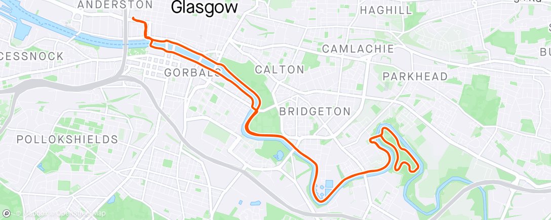 Map of the activity, Afternoon boris bike Ride