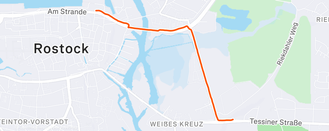 Карта физической активности (Nachtspaziergang)