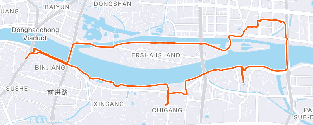 Map of the activity, Lunch Walk