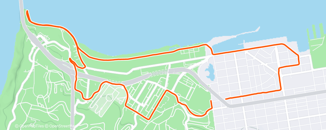 Map of the activity, Where’d 70 and sunny go