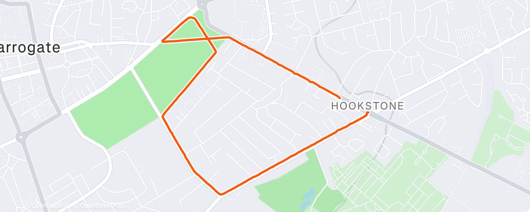 Карта физической активности (Evening Run)