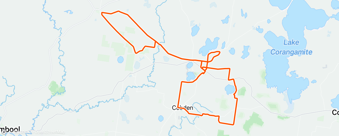 Carte de l'activité Cycling