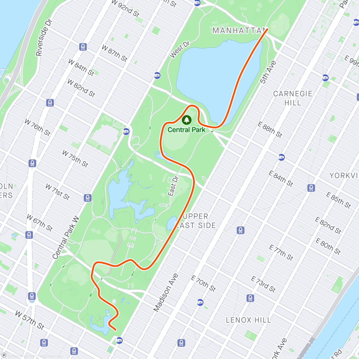 Map of the activity, Zwift - Power + Climbing in New York