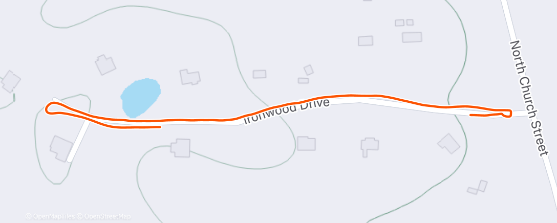 Map of the activity, Afternoon Walk