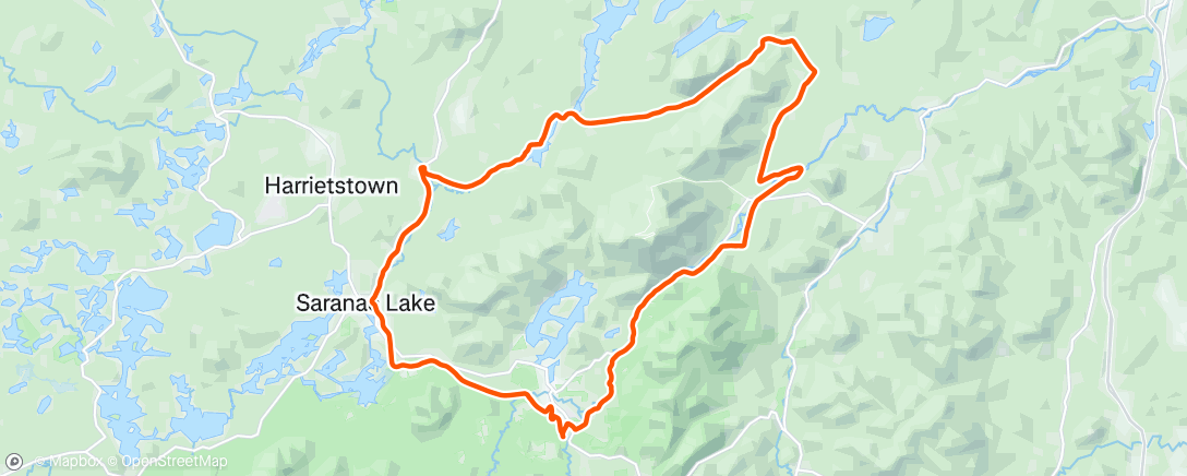 Map of the activity, Just a pre-work ride