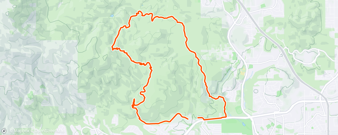 Карта физической активности (Lunch E-Bike Ride)