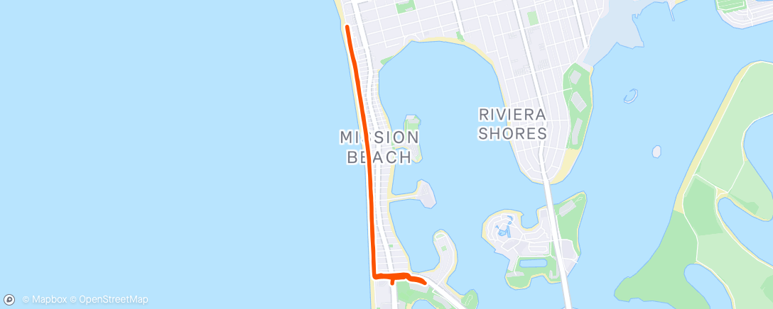 Map of the activity, Afternoon Walk